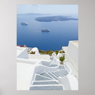 Pôster Etapas de Santorini