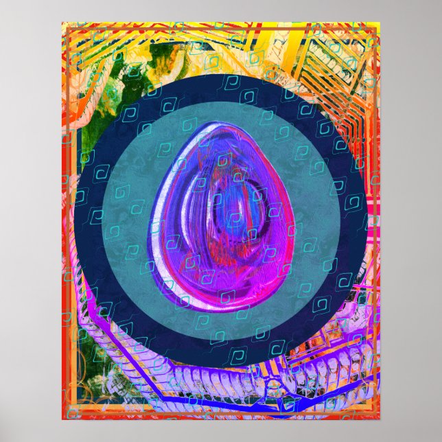 Poster Éter Elementar Dentro Do Auxílio De Meditação Aére (Frente)