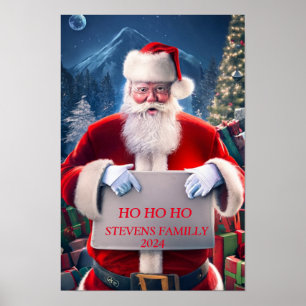 Poster Eterno papai noel da Blush Yuletide