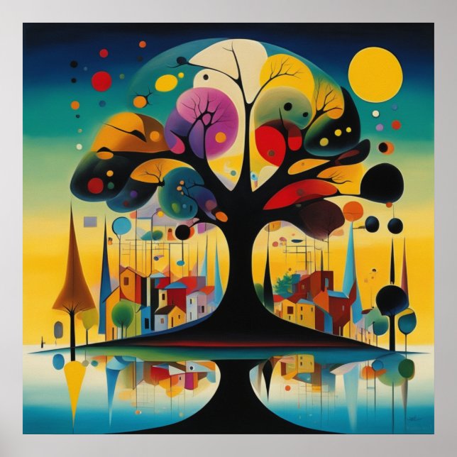 Poster Ethal Arboretum - Design de Arte de Parede Imprimí (Frente)