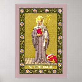 Poster Etheldreda (Audrey) (P 003)
