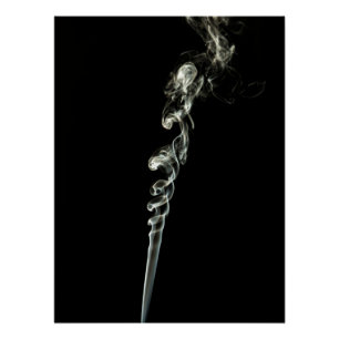 Pôster Ethereal Dance of Incense Smoke