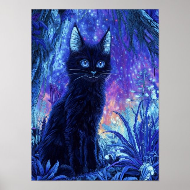 Poster EtherealForestCat (Frente)