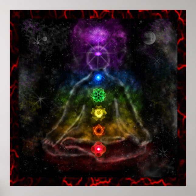 POSTER ETHERIC AURA CHAKRA (Frente)