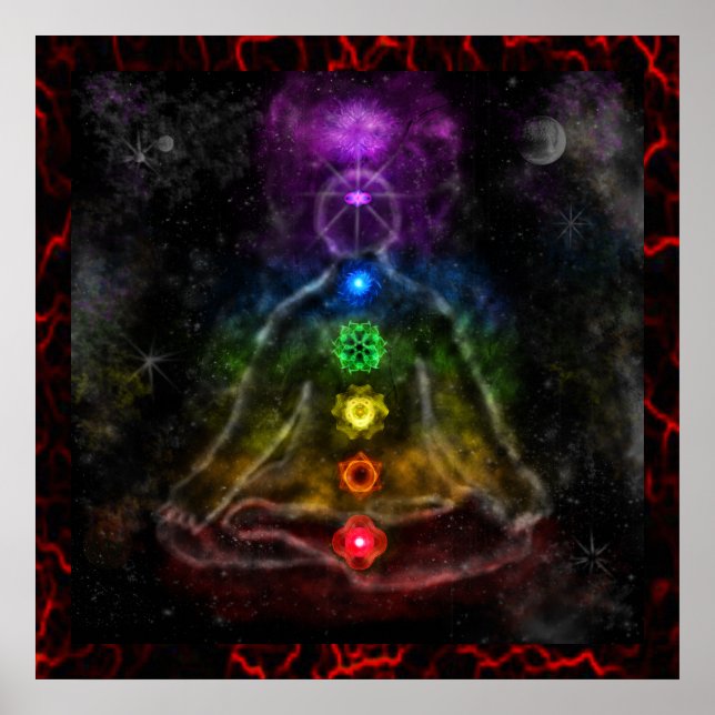 POSTER ETHERIC AURA CHAKRA (Frente)