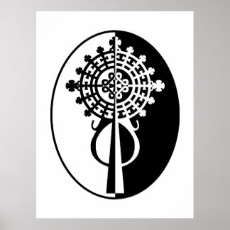 Poster Ethiopian Processional Cross-II