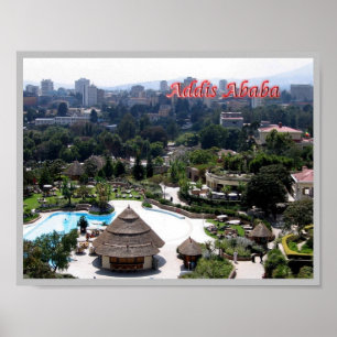 Poster Etiópia - Addis Abeba -
