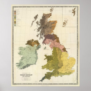 Poster Etnográfico, Británico da GT, Ireland