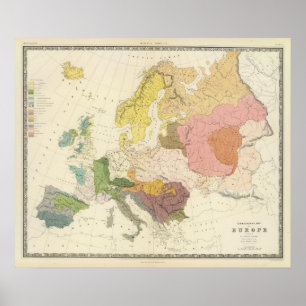 Pôster Etnográfico, Europa