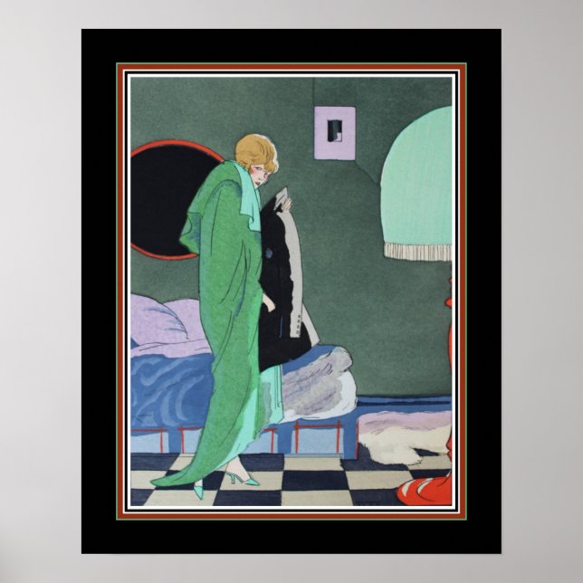 Poster Ettore Tito Pochoir Art Deco (Frente)