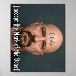Poster Eu Aceito a Marca