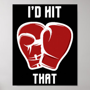 Poster Eu Acertaria Aquela Engraçada BoxeKickboxing