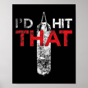 Poster Eu acertava isso. Engraçado Boxing E Lutar