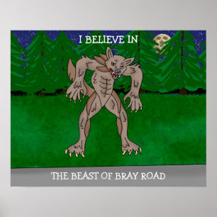 Poster Eu Acredito na Besta de Bray Road