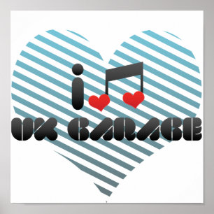Pôster Eu Adoro A Garagem Britânica