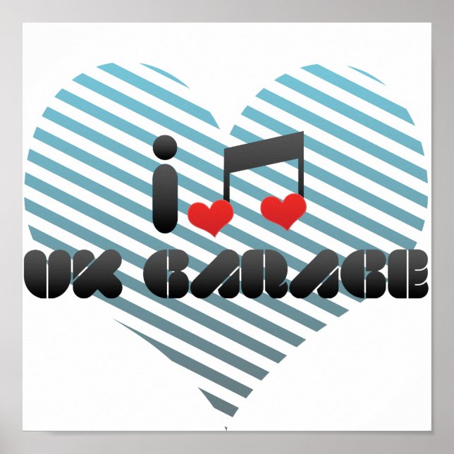 Pôster Eu Adoro A Garagem Britânica (Frente)