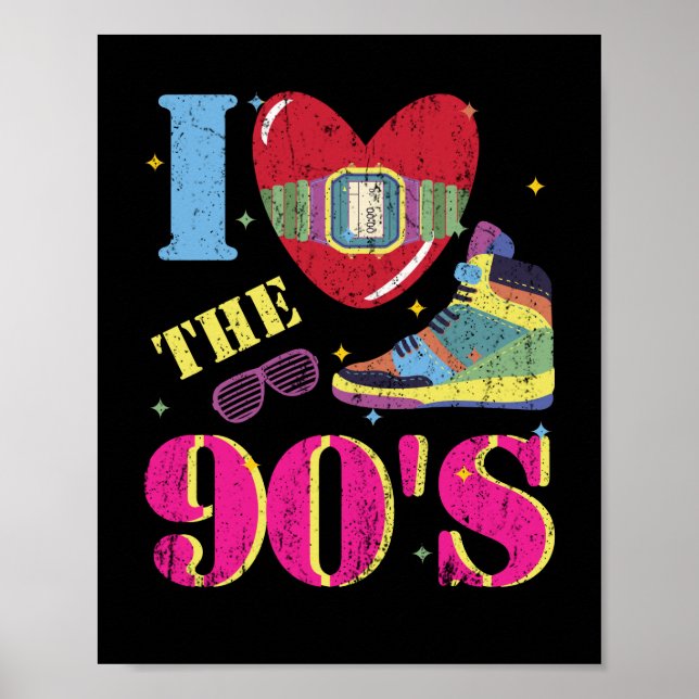 Poster Eu adoro a Roupa da "Routing Retro 90" (Frente)