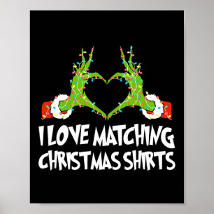 Poster Eu adoro as camisas de Natal, mas eu não me import