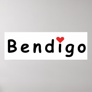 Poster Eu adoro Bendigo
