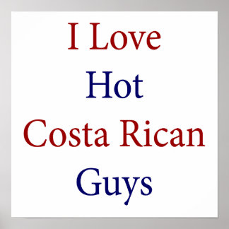 Pôster Eu adoro Caras quentes na Costa Rica