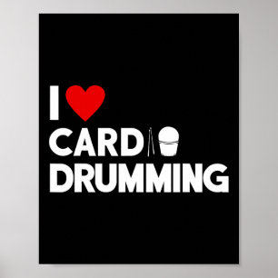 Poster Eu Adoro Cardio Drumming Gym Malhação Cl Workout