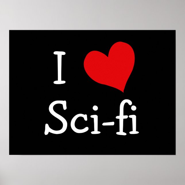 Poster Eu adoro o Scifi (Frente)