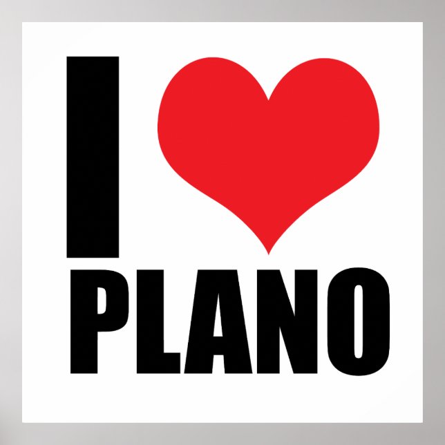 Poster Eu adoro Plano (Frente)