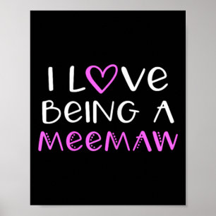 Poster Eu Adoro Ser Um Meemaw Legal Mee-Mw