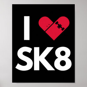 Poster Eu Adoro Skate