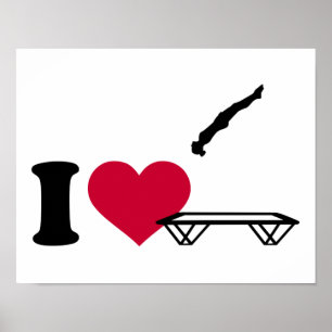 Pôster Eu adoro trampolim