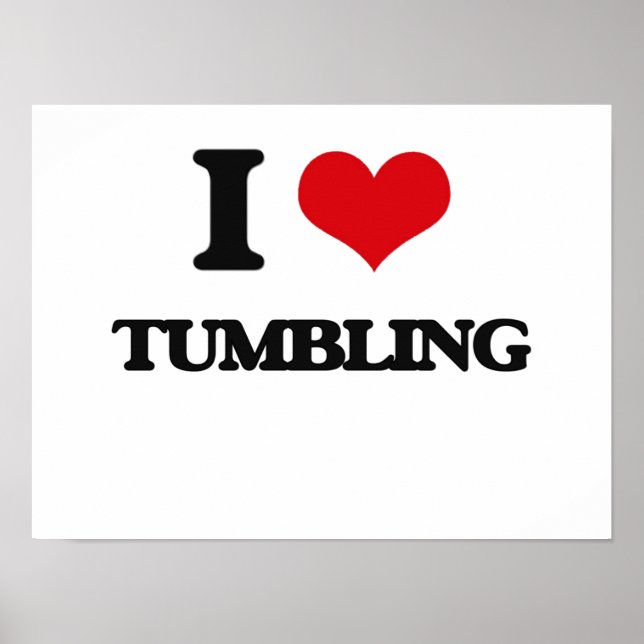 Poster Eu adoro Tumbling (Frente)