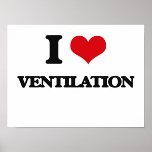 Pôster Eu adoro Ventilação
