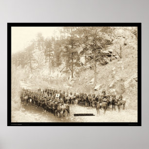 Pôster Eu agrupo-me 8a cavalaria perto de Fort Meade SD