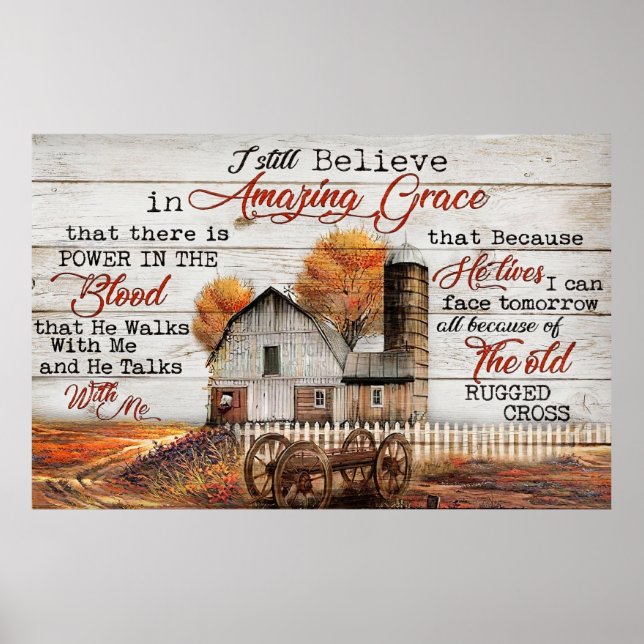 Poster Eu Ainda Acredito Em Uma Graça Incrível (Frente)