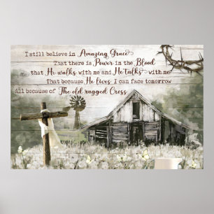 Poster Eu Ainda Acredito Em Uma Graça Incrível Deus