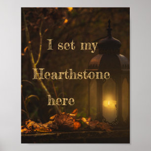 Poster Eu ajustei meu Hearthstone