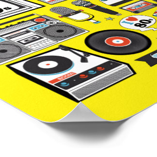 Poster Eu amo a anos 80