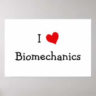 Poster Eu amo a biomecânica