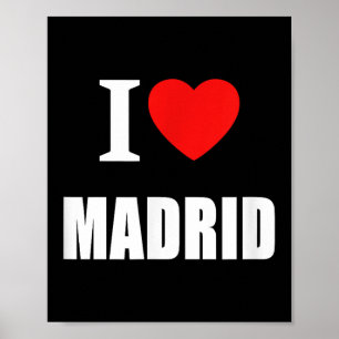 Poster Eu Amo A Espanha Madri Espana Sunshine Summer