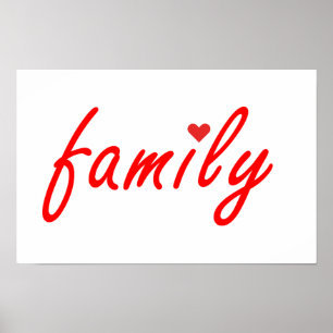 Poster Eu amo a família