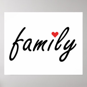 Poster Eu amo a família