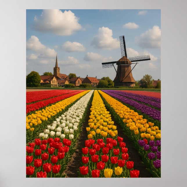 Poster Eu amo a Holanda (Frente)