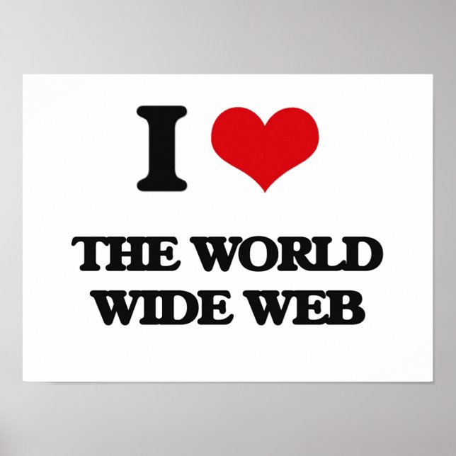 Pôster Eu amo a World Wide Web (Frente)