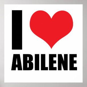 Poster Eu amo Abilene