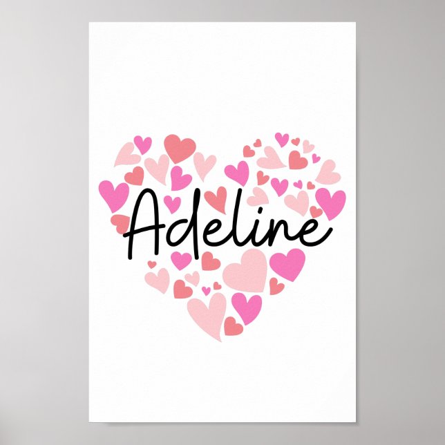 Poster Eu amo Adeline (Frente)