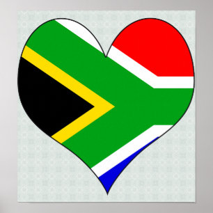 Pôster Eu amo África do Sul