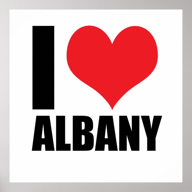 Poster Eu amo Albany (Frente)