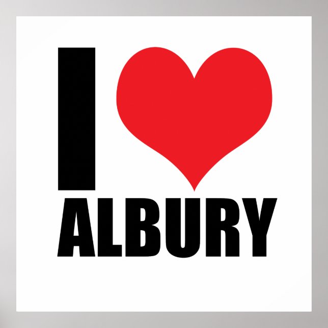 Poster Eu amo Albury (Frente)