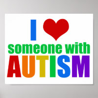 Eu Amo Alguém Com Autismo Belo Arco-Íris