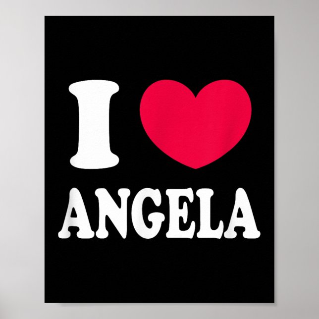 Poster Eu amo Angela (Frente)